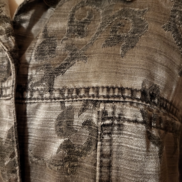Chico's Silver Light Jacket - Picture 4 of 6